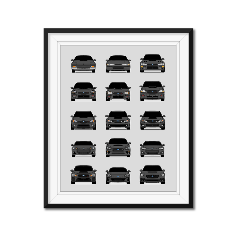Subaru Generations History and Evolution