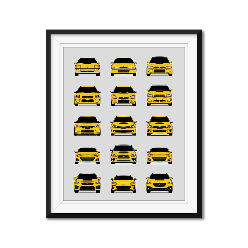 Subaru Generations History and Evolution