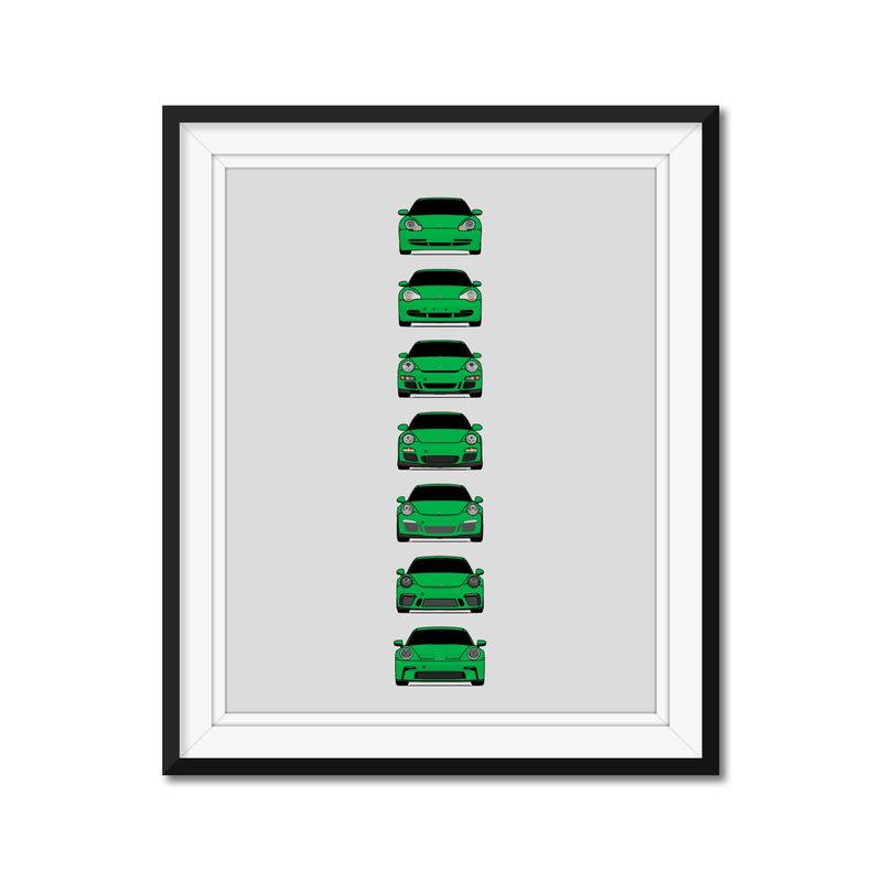 Porsche 911 GT3 Generations