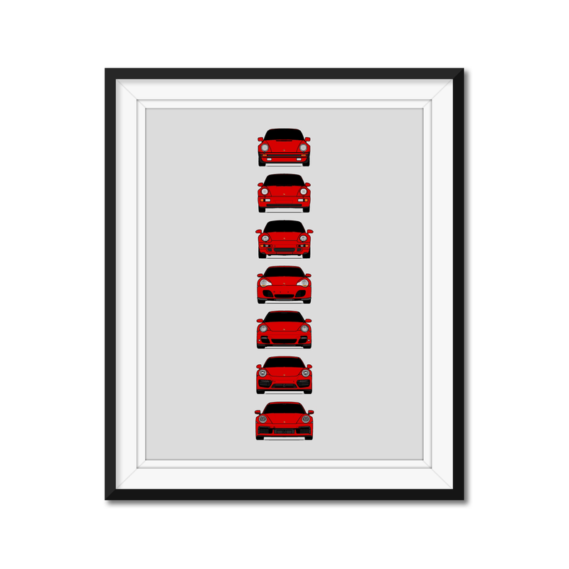 Porsche 911 Turbo Generations