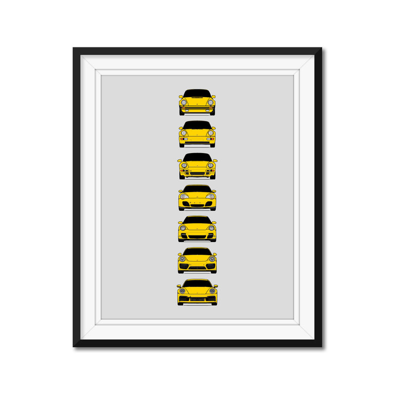 Porsche 911 Turbo Generations