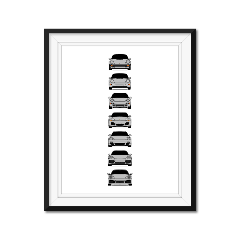 Porsche 911 Turbo Generations