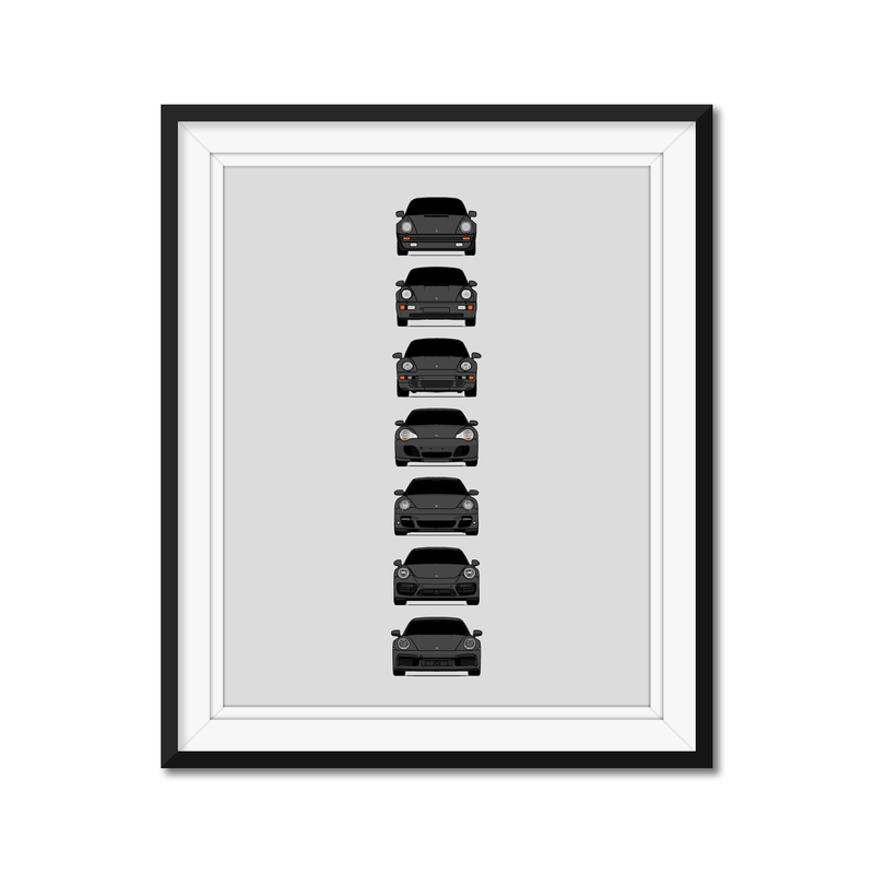 Porsche 911 Turbo Generations