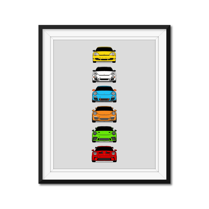 Porsche 911 GT3 RS Generations