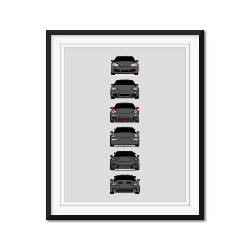 Porsche 911 GT3 RS Generations