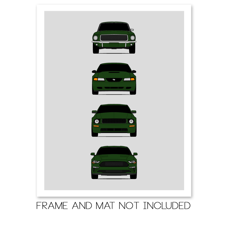 Ford Mustang Bullitt Generations