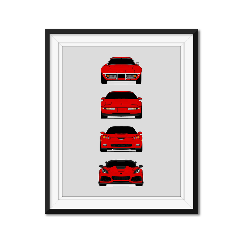 Chevy Corvette ZR1 Generations