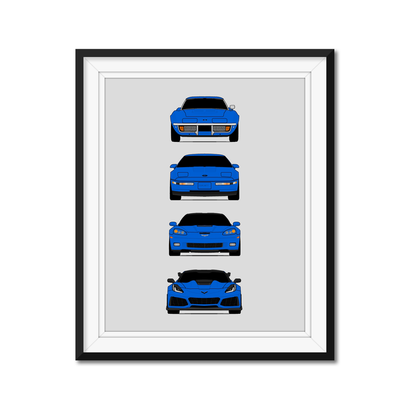 Chevy Corvette ZR1 Generations