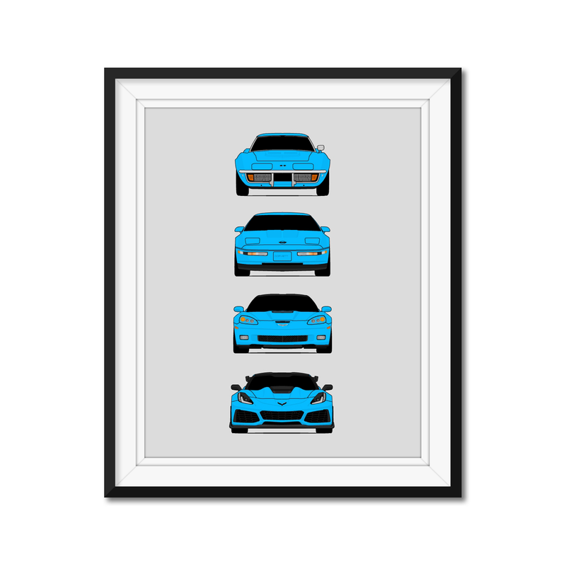 Chevy Corvette ZR1 Generations