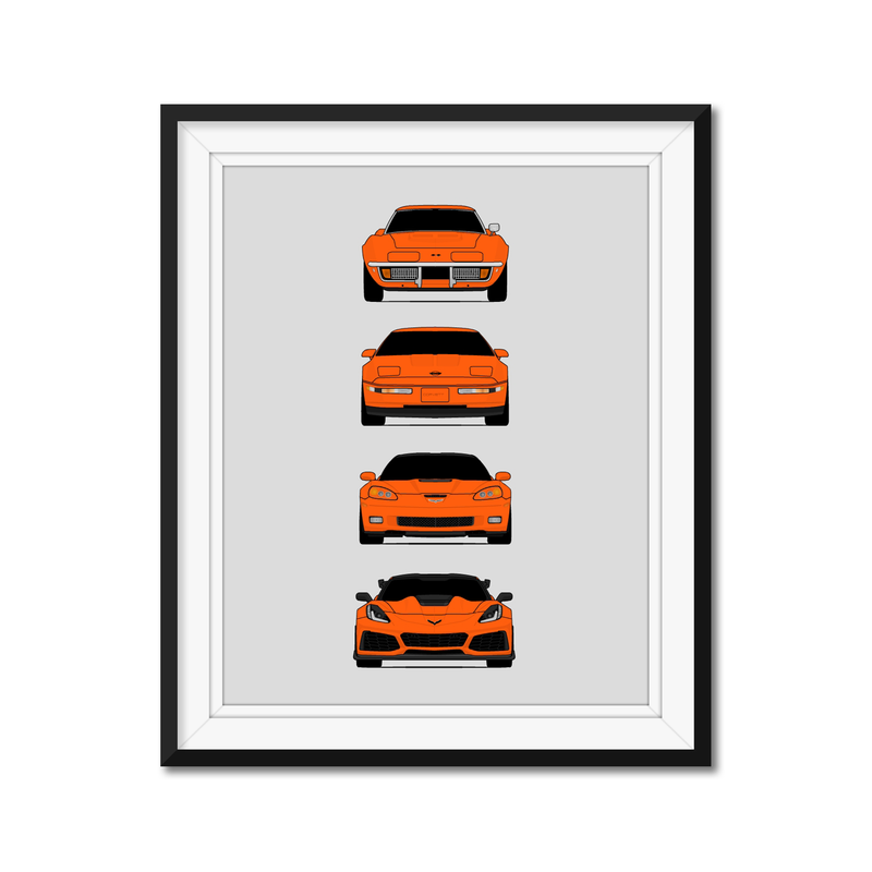 Chevy Corvette ZR1 Generations