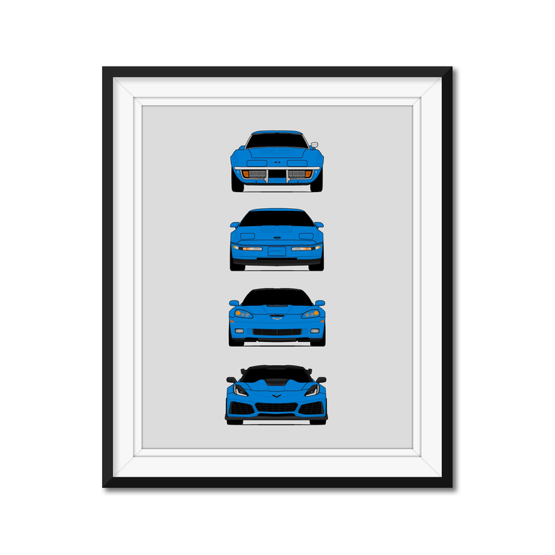 Chevy Corvette ZR1 Generations