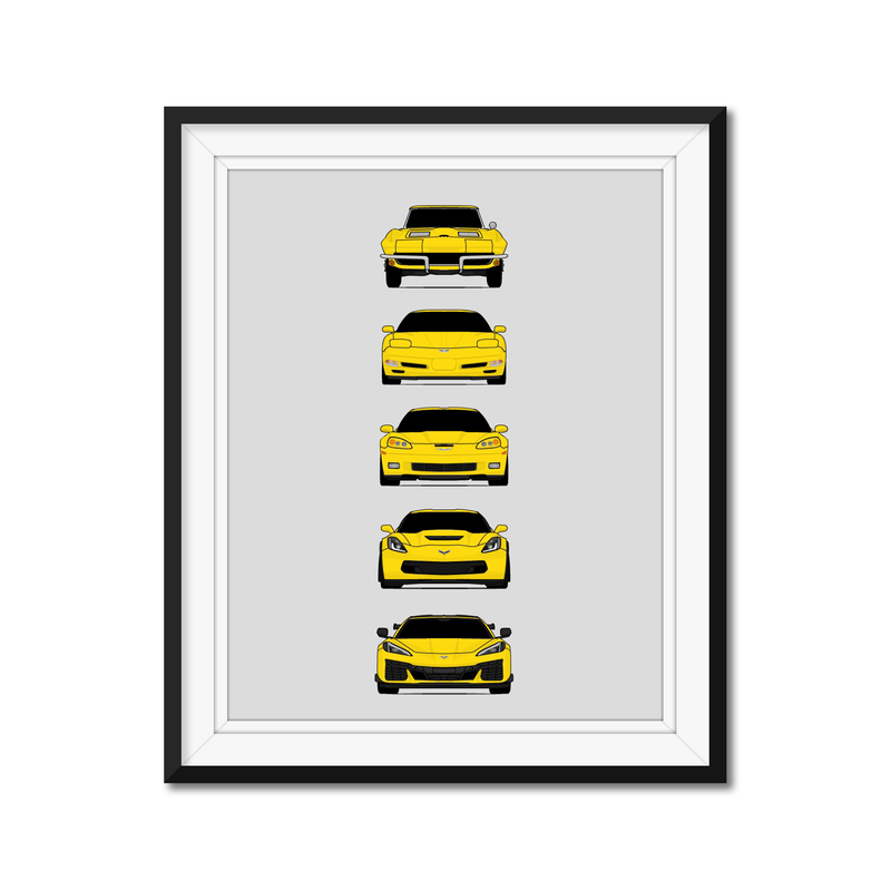 Chevy Corvette Z06 Generations
