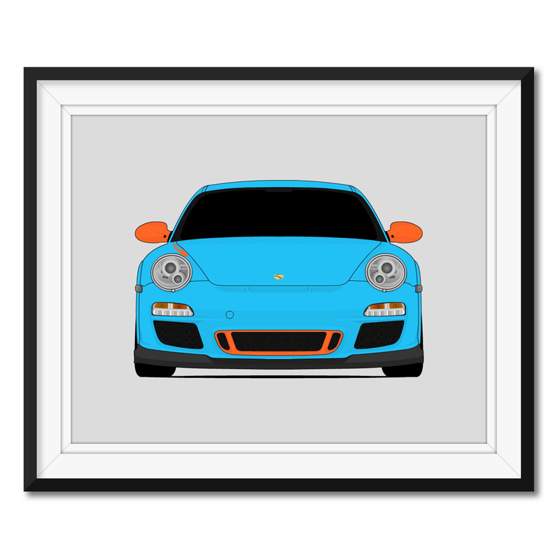 Porsche 911 GT3 RS (2009-2011) 997.2 Poster
