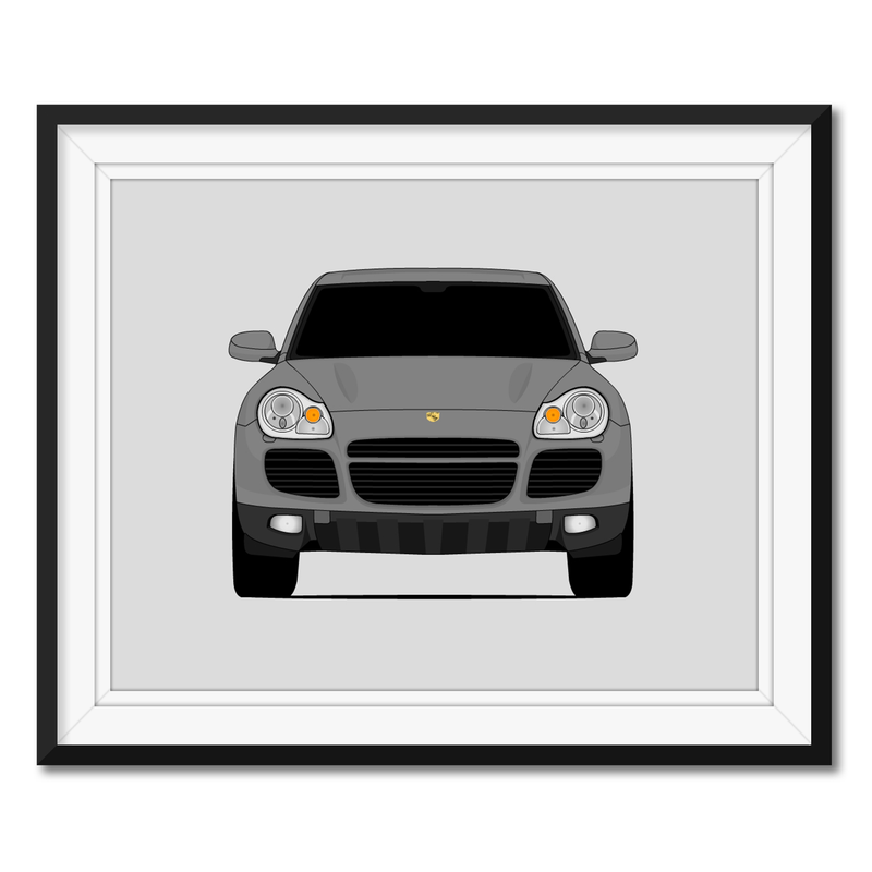 Porsche Cayenne Turbo (2004-2007) 1st Generation Poster