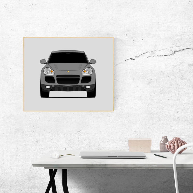 Porsche Cayenne Turbo (2004-2007) 1st Generation Poster