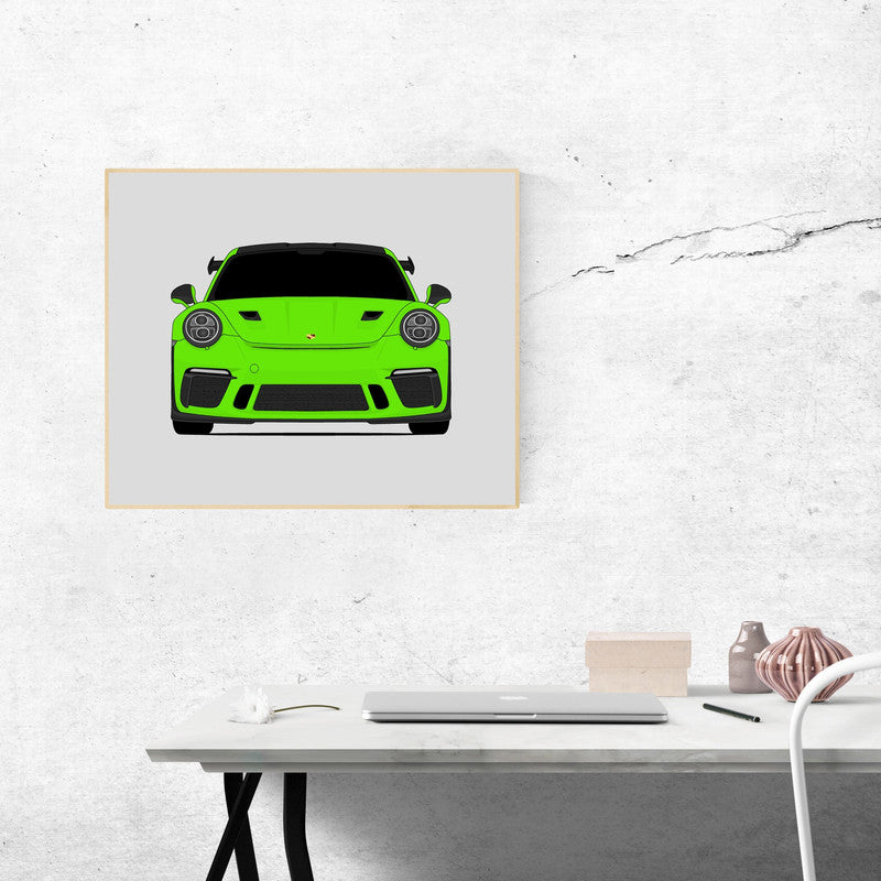 Porsche 911 GT3 RS (2018-2019) 991.2 Poster