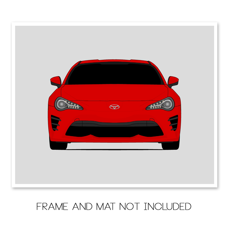 Toyota 86 (2017-2021) (Scion FR-S) Poster