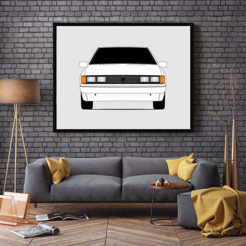 Volkswagen Scirocco (1981-1992) 2nd Generation Poster