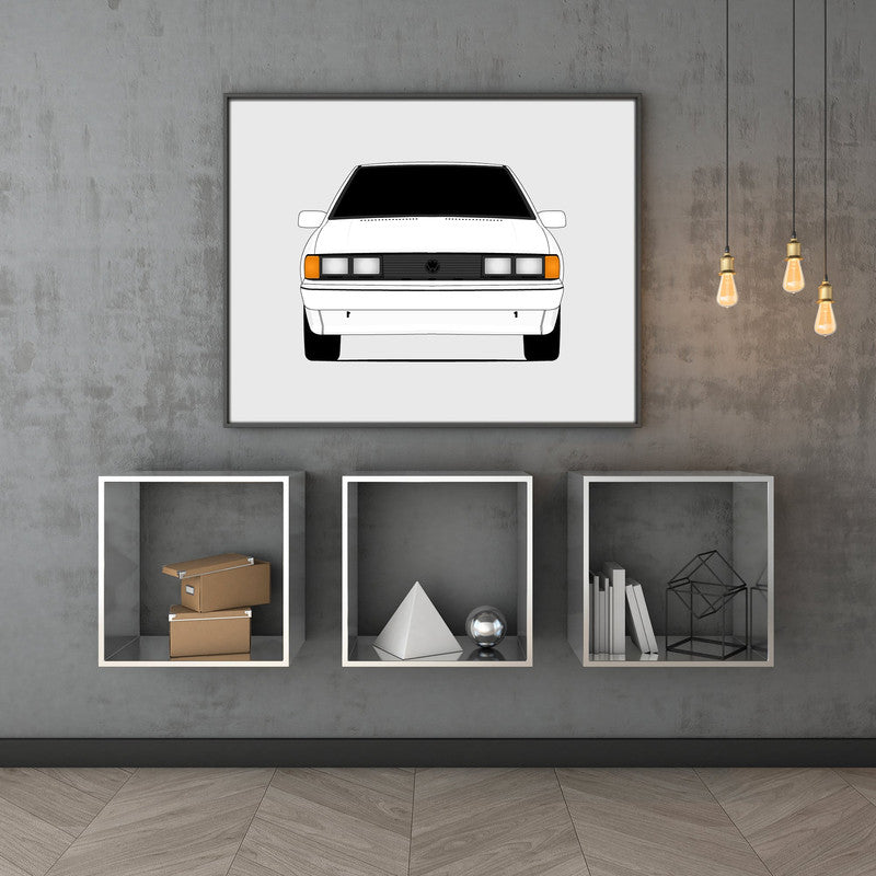 Volkswagen Scirocco (1981-1992) 2nd Generation Poster