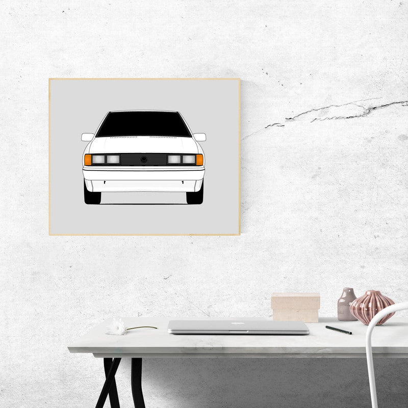 Volkswagen Scirocco (1981-1992) 2nd Generation Poster