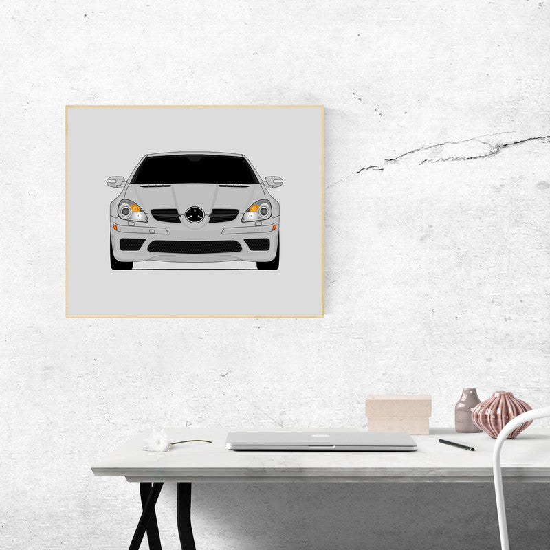 Mercedes-Benz SLK AMG 55 (2006-2008) Black Series R171 Poster