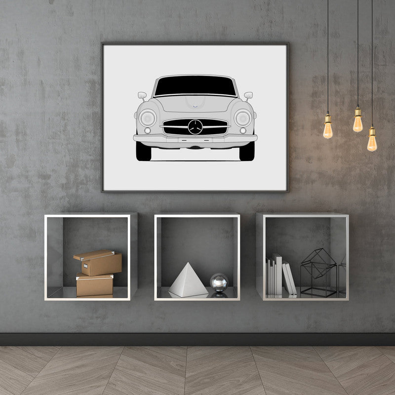Mercedes-Benz 190SL (1955-1963) W121 B2 Poster