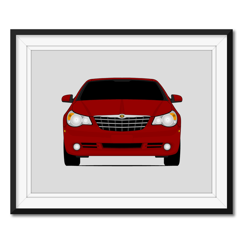 Chrysler Sebring (2008-2010) Convertible 3rd Generation Poster