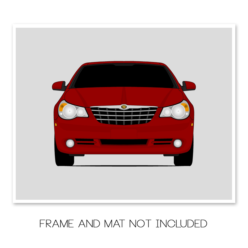 Chrysler Sebring (2008-2010) Convertible 3rd Generation Poster