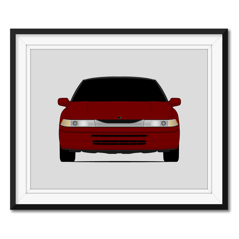 Subaru SVX (1991-1997) Alcyone Poster