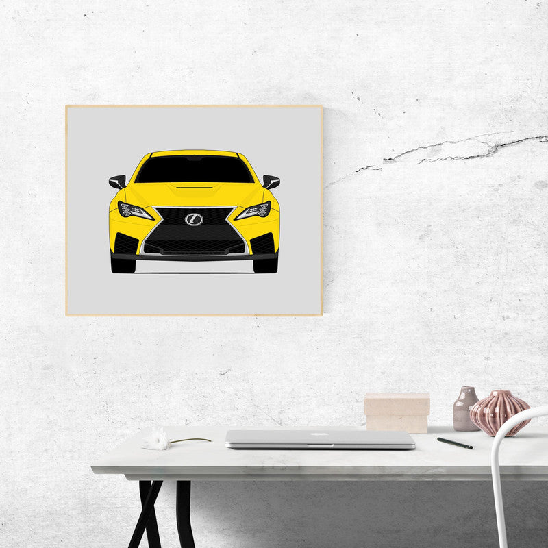 Lexus RC-F (2020-Present) facelift Poster
