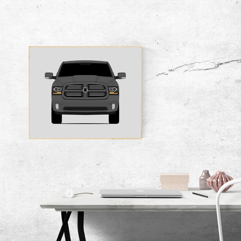 Dodge Ram 1500 (2013-2019) Gen 4 Facelift Poster