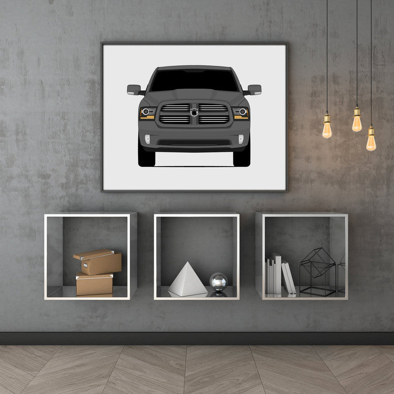 Dodge Ram 1500 (2013-2019) Gen 4 Facelift Poster