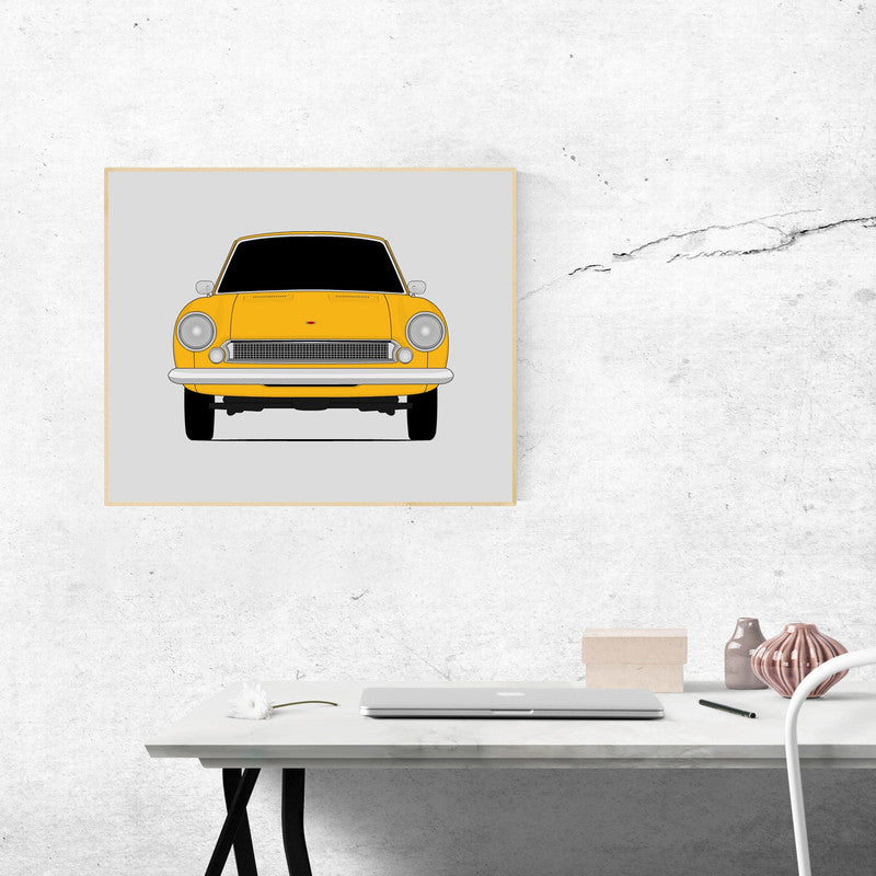 Fiat 124 Sport coupe (1967-1975) Poster