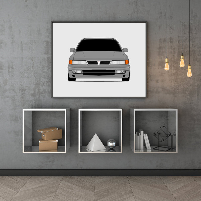 Mitsubishi Galant VR-4 (1987-1992) 6th GEN Poster