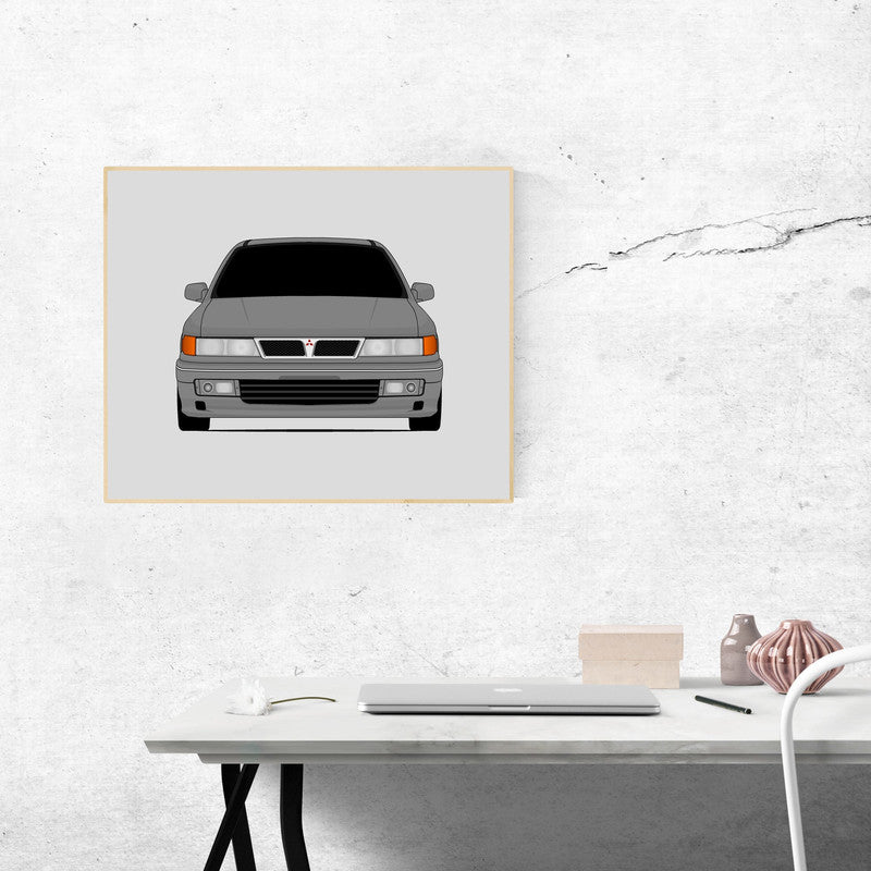 Mitsubishi Galant VR-4 (1987-1992) 6th GEN Poster