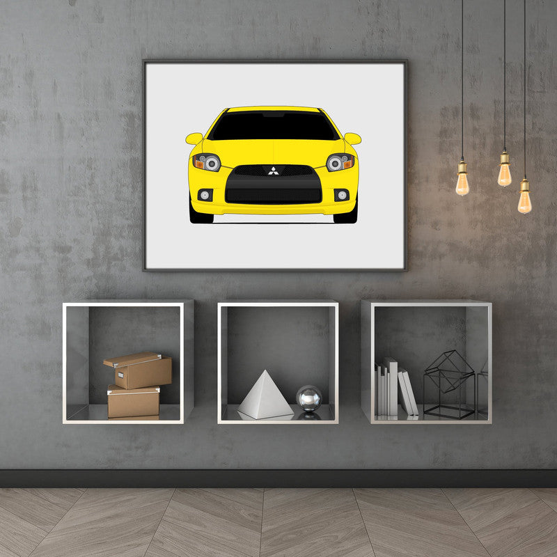 Mitsubishi Eclipse 4G (2009-2011) 4th GEN Facelift Poster