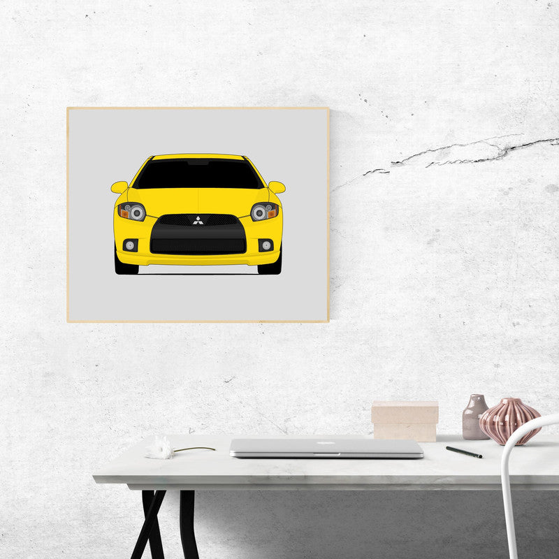 Mitsubishi Eclipse 4G (2009-2011) 4th GEN Facelift Poster