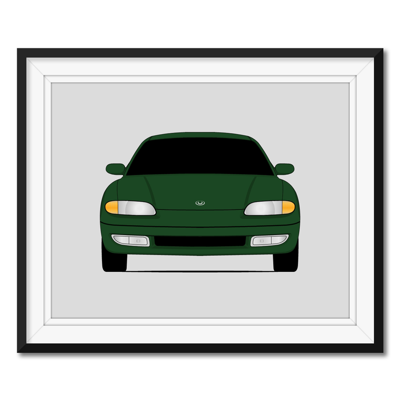 Mazda MX-6 (1991-1997) Poster