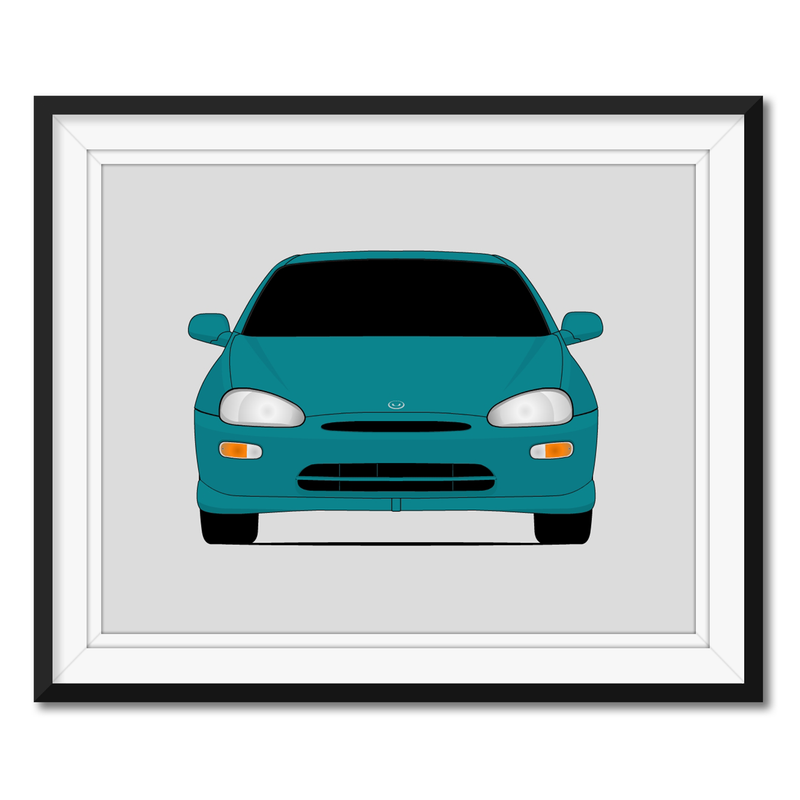 Mazda MX-3 Precidia (1991-1998) Poster