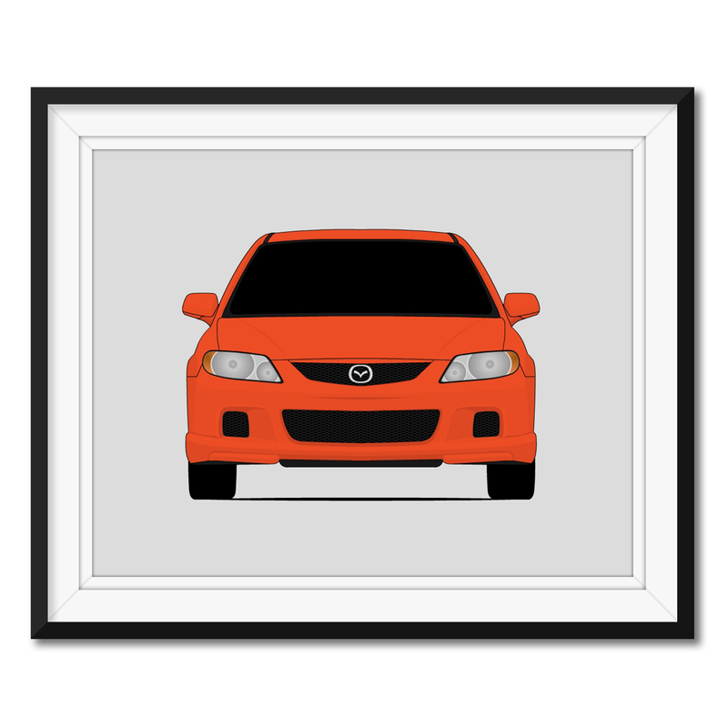 Mazda Mazdaspeed Protégé (2003-2004) Poster