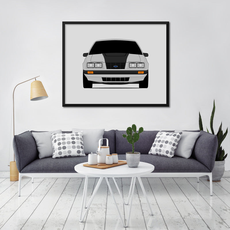 Ford Mustang GT (1983-1984) Fox Body Poster