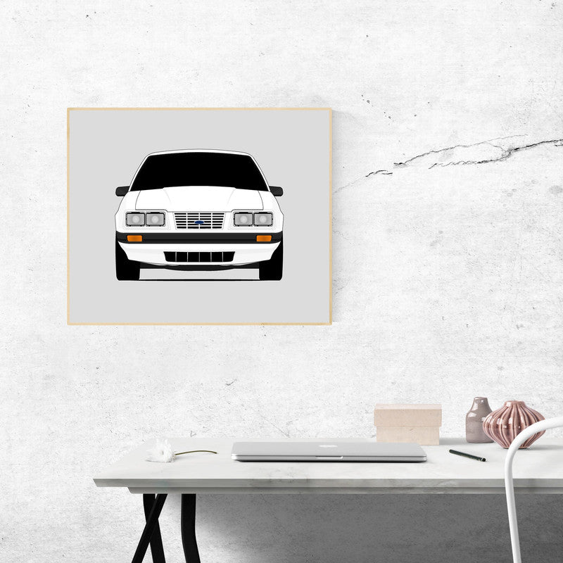 Ford Mustang (1983-1984) Fox Body Poster