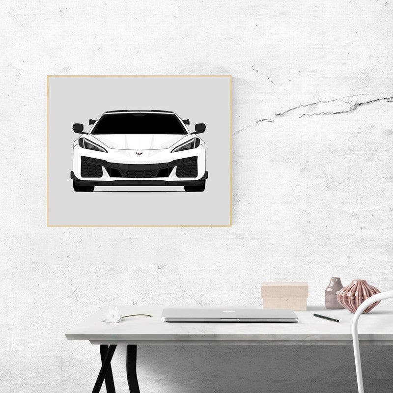Chevy Corvette Z06 with Carbon Fiber Package C8 (2023-Present) Poster