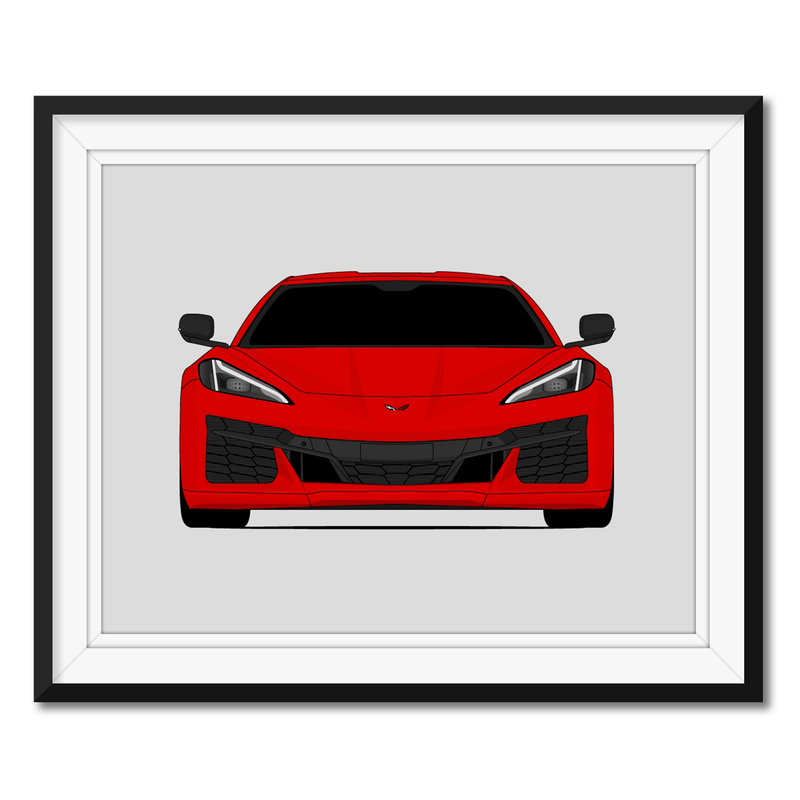Chevy Corvette Z06 C8 (2023-Present) Poster