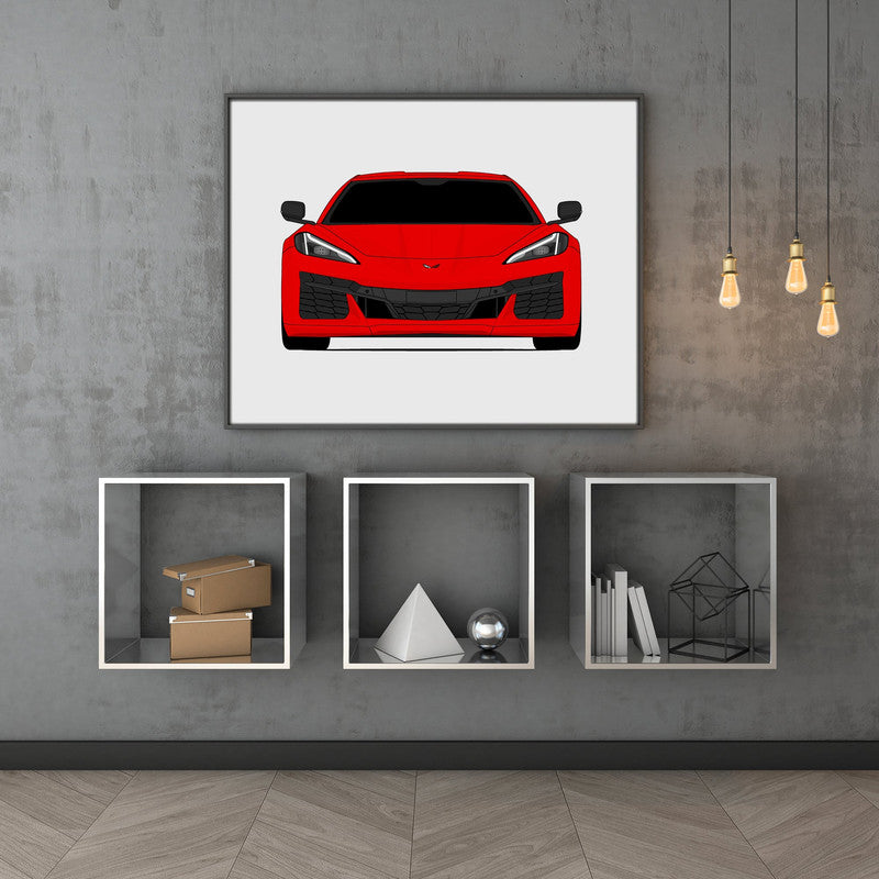 Chevy Corvette Z06 C8 (2023-Present) Poster