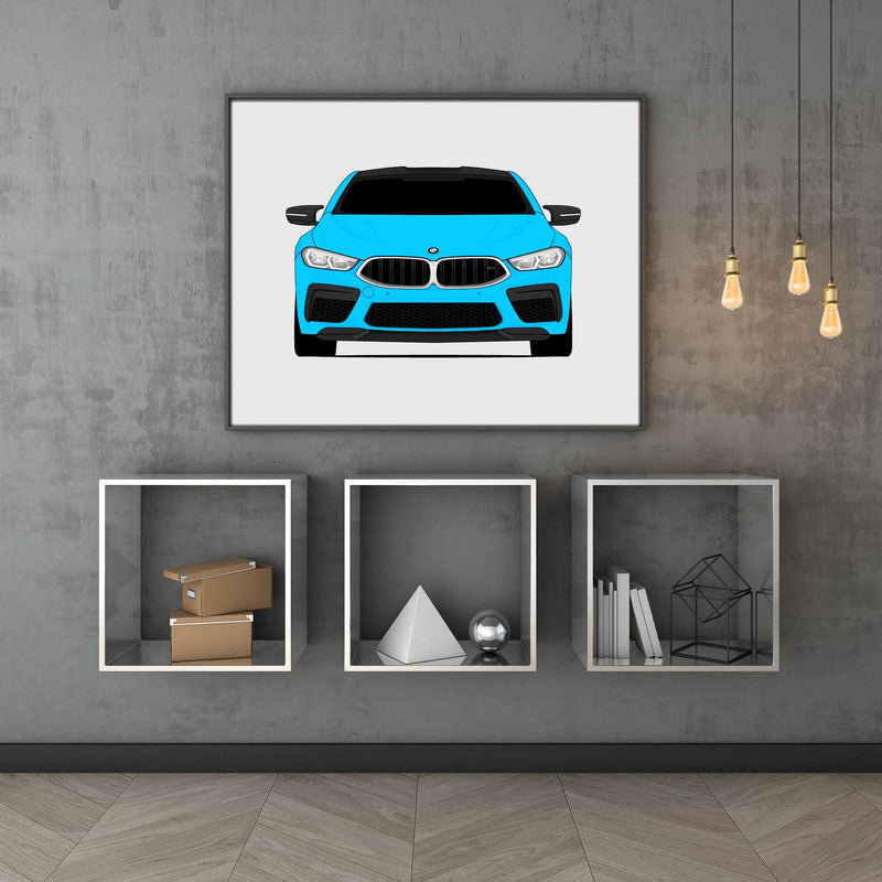 BMW M8 (2019-Present) F91 F92 F93 Poster
