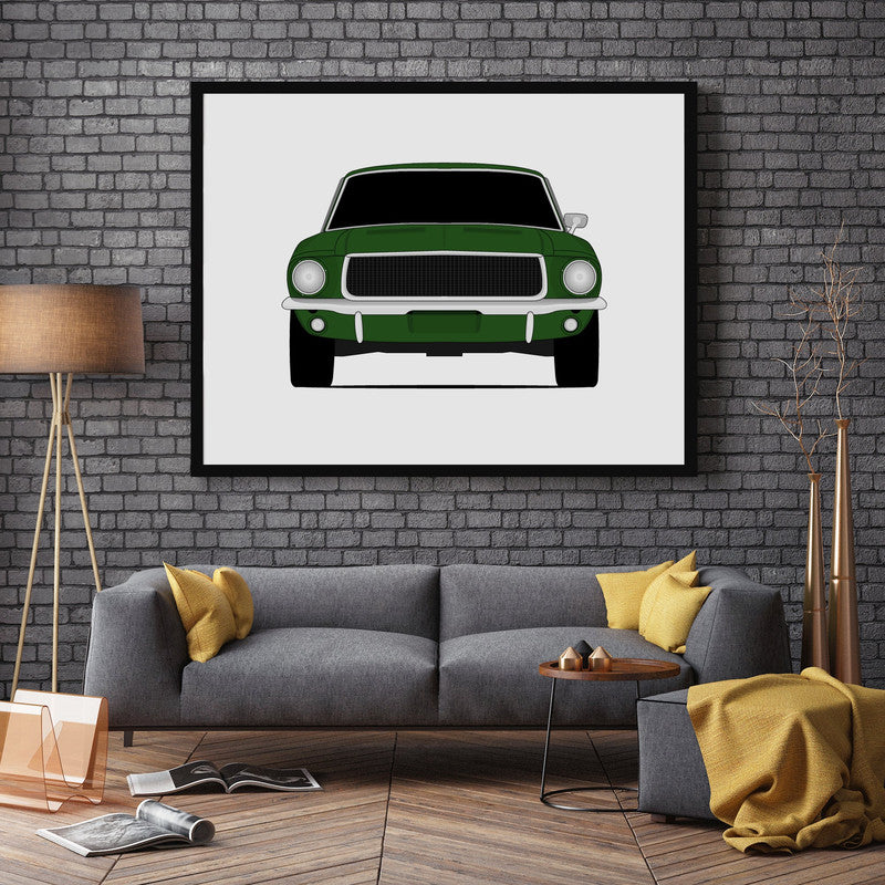Ford Mustang Bullitt (1967-1968) Poster