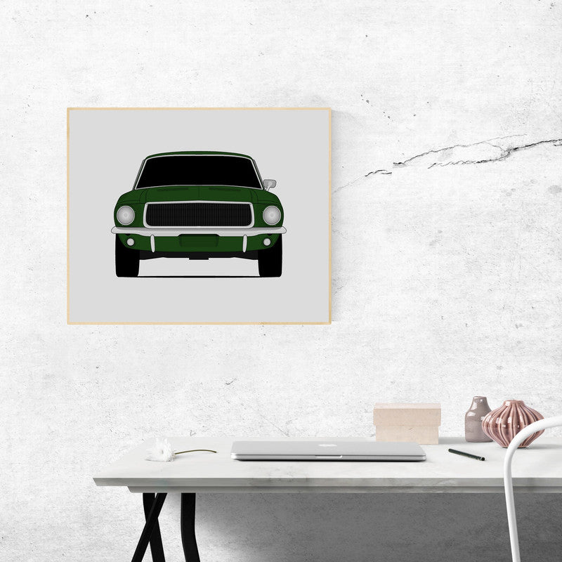Ford Mustang Bullitt (1967-1968) Poster