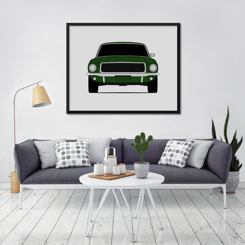 Ford Mustang Bullitt (1967-1968) Poster