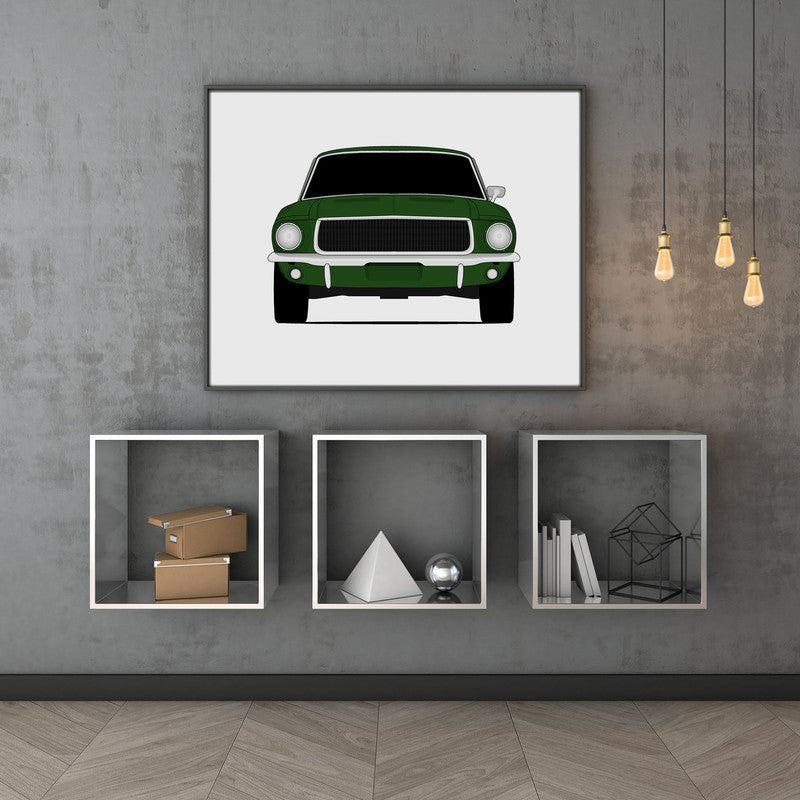 Ford Mustang Bullitt (1967-1968) Poster
